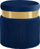 Yasmine Velvet Upholstered Stool