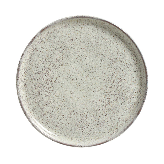 DESSERT PLATE BIO STONEWARE Ø 8.46" PISTACHE