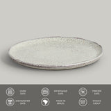 DESSERT PLATE BIO STONEWARE Ø 8.46" PISTACHE