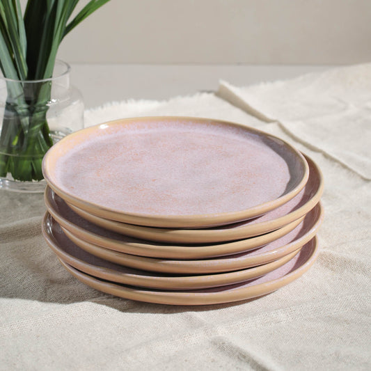 DESSERT PLATE BIO STONEWARE Ø 8.46" LITCHI