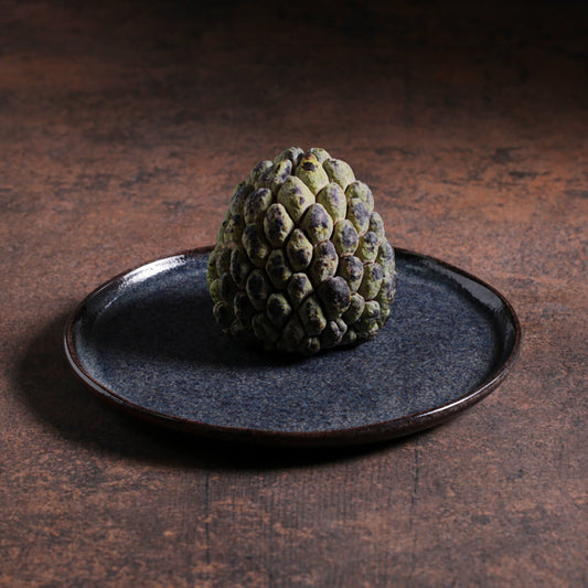 DESSERT PLATE BIO STONEWARE Ø 8.46" TITANIUM