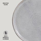 DESSERT PLATE BIO STONEWARE Ø 8.46"  DUST