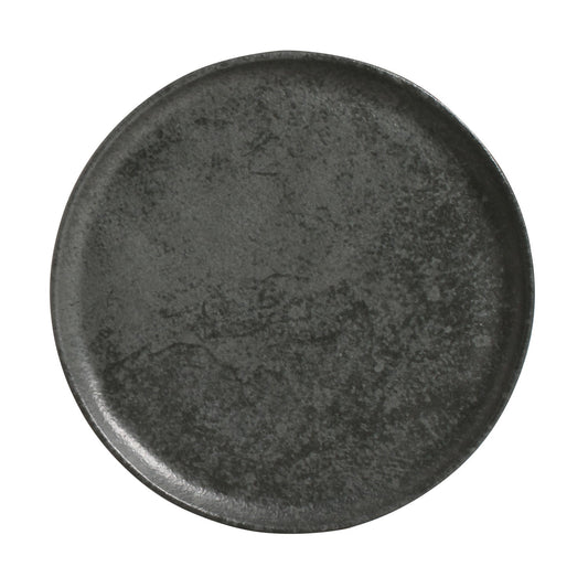 DESSERT PLATE BIO STONEWARE Ø 7.68" CHROMIUM