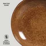 BOWL ORGANIC STONEWARE Ø 6.9x2.2" DIJON