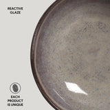 BOWL ORGANIC STONEWARE Ø 6.9x2.2" TOURMALINE
