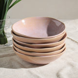 BOWL ORGANIC STONEWARE Ø 6.9x2.2" LITCHI