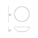 BOWL ORGANIC STONEWARE Ø 6.9x2.2" LITCHI