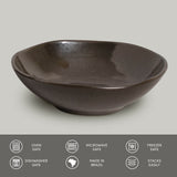 BOWL ORGANIC STONEWARE Ø 6.9x2.2" METALLICA