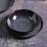 BOWL ORGANIC STONEWARE Ø 5.24" TITANIUM