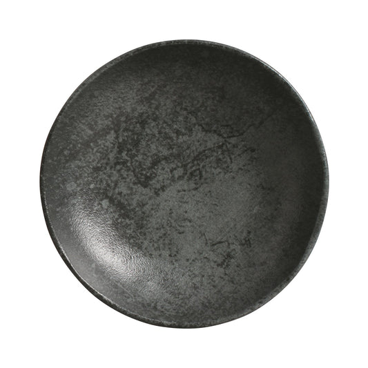 BOWL ORGANIC STONEWARE Ø 6.9x2.2" CHROMIUM