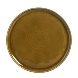 DESSERT PLATE BIO STONEWARE Ø 8.46" AMBER
