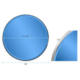 Broidy Round Mirror- Sapphire Blue