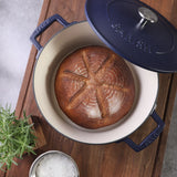 Babish 6-Quart Round Matte Enamel Cast Iron Dutch Oven Pot With Lid