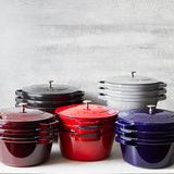 STAUB Cast Iron 4-pc Stackable Set