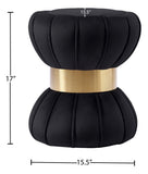 Vino Velvet Upholstered Stool