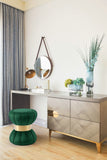 Vino Velvet Upholstered Stool