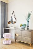 Vino Velvet Upholstered Stool