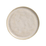 LINHAS DESSERT PLATE STONEWARE Ø 8.46" LATTE