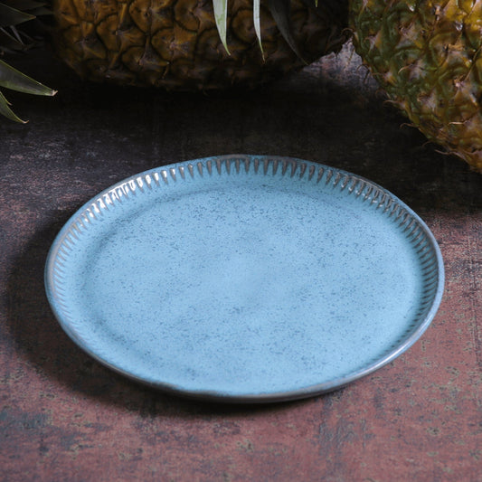 LINHAS DESSERT PLATE STONEWARE Ø 8.46" BREEZE