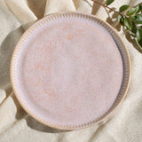 LINHAS DESSERT PLATE STONEWARE Ø 8.46" LITCHI