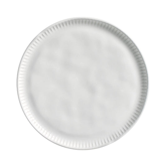 LINHAS DESSERT PLATE STONEWARE Ø 8.46" NEW WHITE 