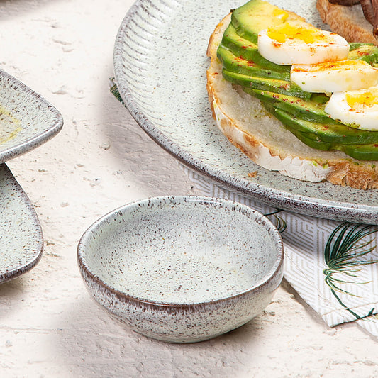 RAMEKIN ORGANIC MEDIUM STONEWARE Ø 3.54x1.18" PISTACHE