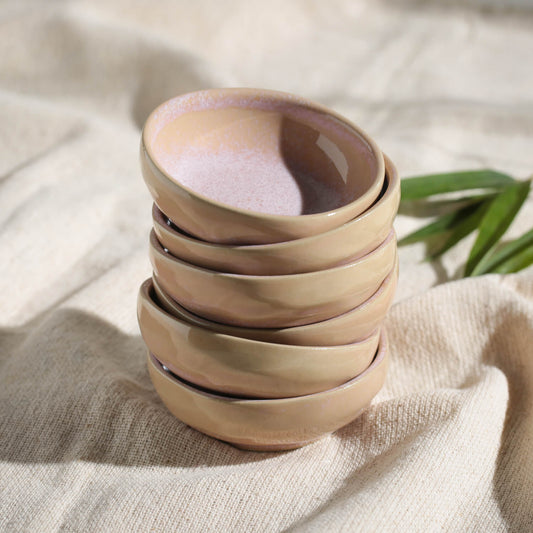 RAMEKIN ORGANIC MEDIUM STONEWARE Ø 3.54x1.18" LITCHI