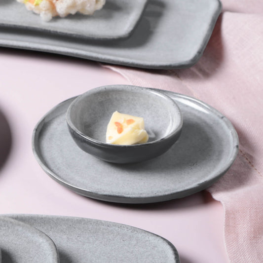 RAMEKIN ORGANIC MEDIUM STONEWARE Ø 3.54x1.18" DUST