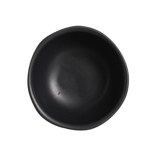 RAMEKIN ORGANIC MEDIUM STONEWARE Ø 3.54x1.18" MATTE BLACK