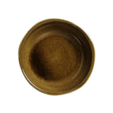 RAMEKIN ORGANIC MEDIUM STONEWARE Ø 3.54x1.18" AMBER
