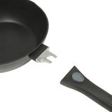 Oster SmartHandle Advance 13-Piece Nonstick Cookware Set – Matte Black Finish, Induction Base, Detachable Handles, Forged Aluminum, Oven & Dishwasher Safe, With Utensils & Pan Protectors