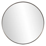 Steele Brass Round Mirror