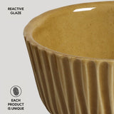 LINHAS RAMEKIN STONEWARE Ø 3.5x1.97" AMBER
