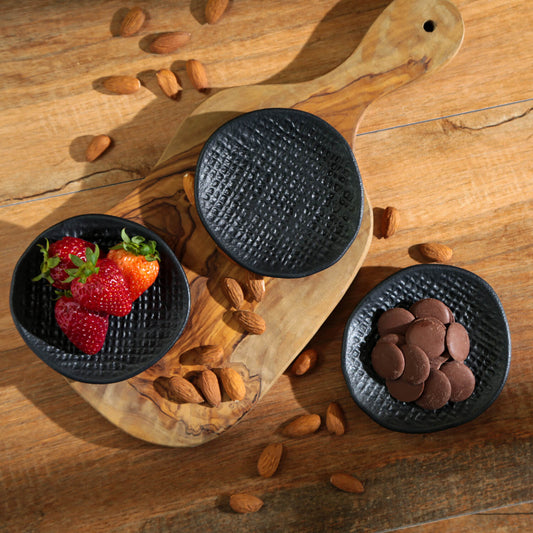 RAMEKIN JUTA STONEWARE Ø 4.33x0.87" MATTE BLACK