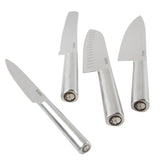 Babish 5 Piece 1.4116 German Steel Magnetic Knife Block Set Babish 5-Piece Forged Kitchen Knife Block Set – 1.4116 German Steel Cutlery with Magnetic Knife Holder – Professional Chef Knife Set
