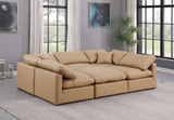 Indulge Luxurious Modular Sectional Sofa with Overstuffed Cushions for Ultimate Comfort and Style