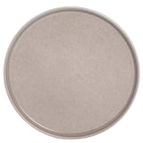 Gibson Elite Eden Rock 12-Piece (Service for 4) Plates and Bowls reactive Glaze Round Dishes Stoneware Ceramic Dinnerware Set - Matte Brown