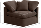 Indulge Modular Sectional Corner Chair - Luxurious Comfort with Customizable Configurations & Style