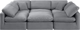 Indulge Luxurious Modular Sectional Sofa with Overstuffed Cushions for Ultimate Comfort and Style