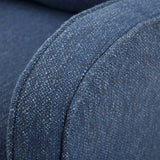 Multi-Hued Swivel Lounge Motion Chair Armchair, Navy Blue *