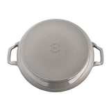 STAUB Cast Iron 3.5-qt Braiser with Glass Lid