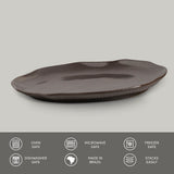 SHALLOW OVAL PLATTER MEDIUM BIO STONEWARE Ø 11.81x7.87" METALLICA