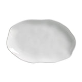 SHALLOW OVAL PLATTER MEDIUM BIO STONEWARE Ø 11.81x7.87" NEW WHITE