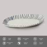 SHALLOW OVAL PLATTER MEDIUM BIO STONEWARE Ø 11.81x7.87" ELEMENTO