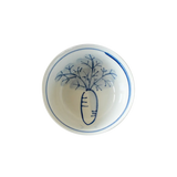 Japanese Ceramic Vegetable Pattern Bowl