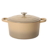Crock Pot Artisan 7-Quart Round Cast Iron Dutch Oven Pot With Lid