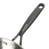 Babish Tri-Ply Stainless Steel 10-Inch Frying Pan With Black Handle – Professional Grade Skillet for Searing, Sautéing & Everyday Cooking
