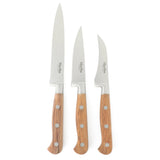 Martha Stewart 15 Piece Austenwood German Stainless Steel Cutlery Kitchen Knife Block Set W/ Italian Olive Wood Forged Handle & Wood Block