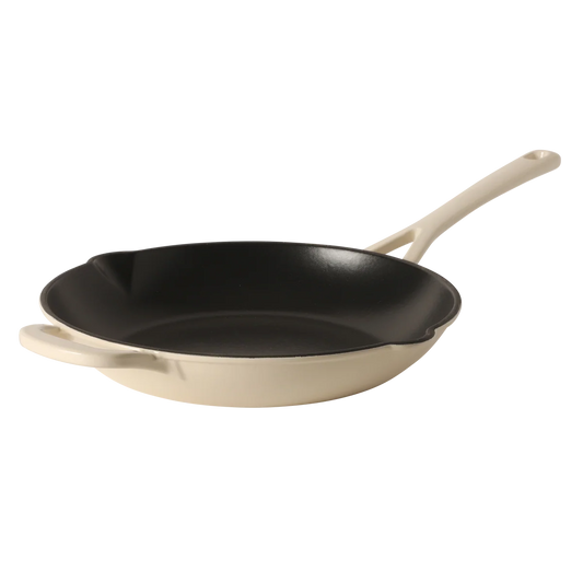 Martha Stewart Gatwick 12” Enameled Cast Iron Skillet, PFAS-Free, Rust Resistant, Oven Safe