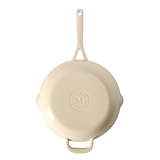 Martha Stewart Gatwick 12” Enameled Cast Iron Skillet, PFAS-Free, Rust Resistant, Oven Safe